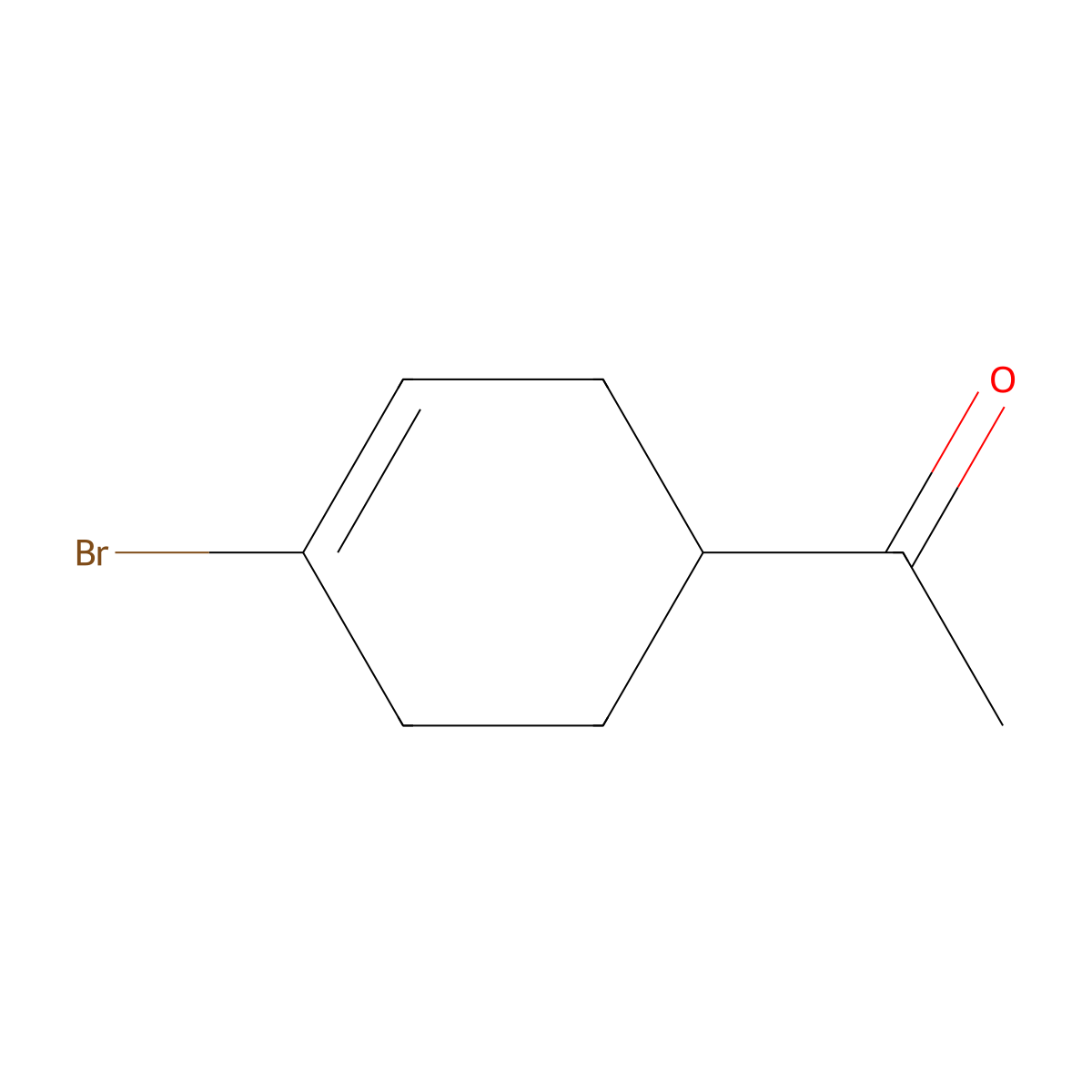 1-(4-Bromocyclohex-3-en-1-yl)ethanone molecular structure, CAS 651358-93-9