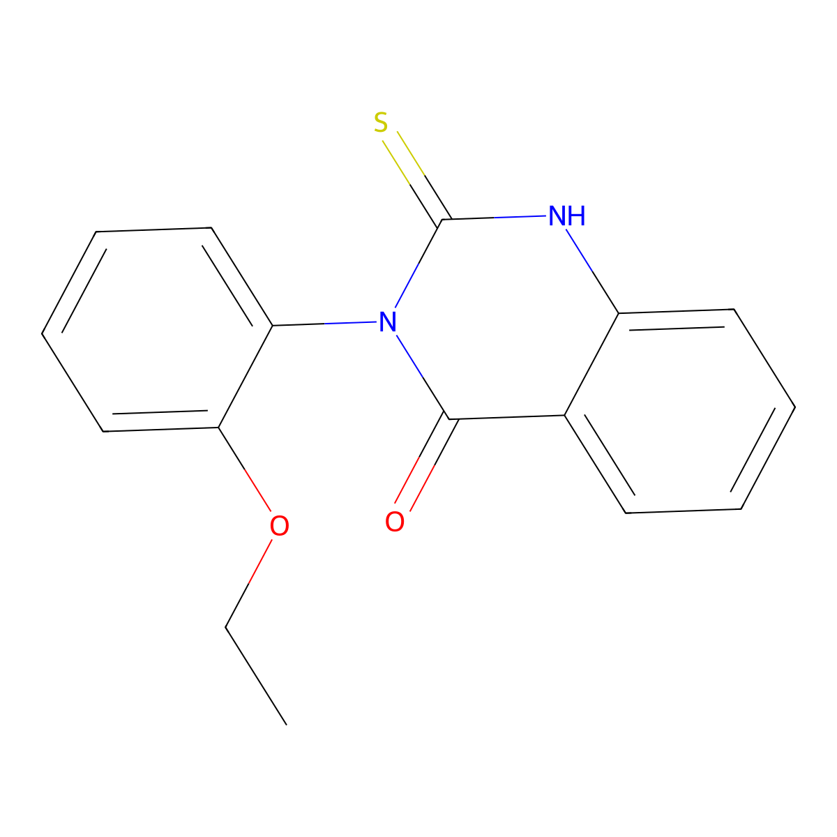 3-(2-Ethoxy-phenyl)-2-mercapto-3H-quinazolin-4-one molecular structure, CAS 65141-61-9