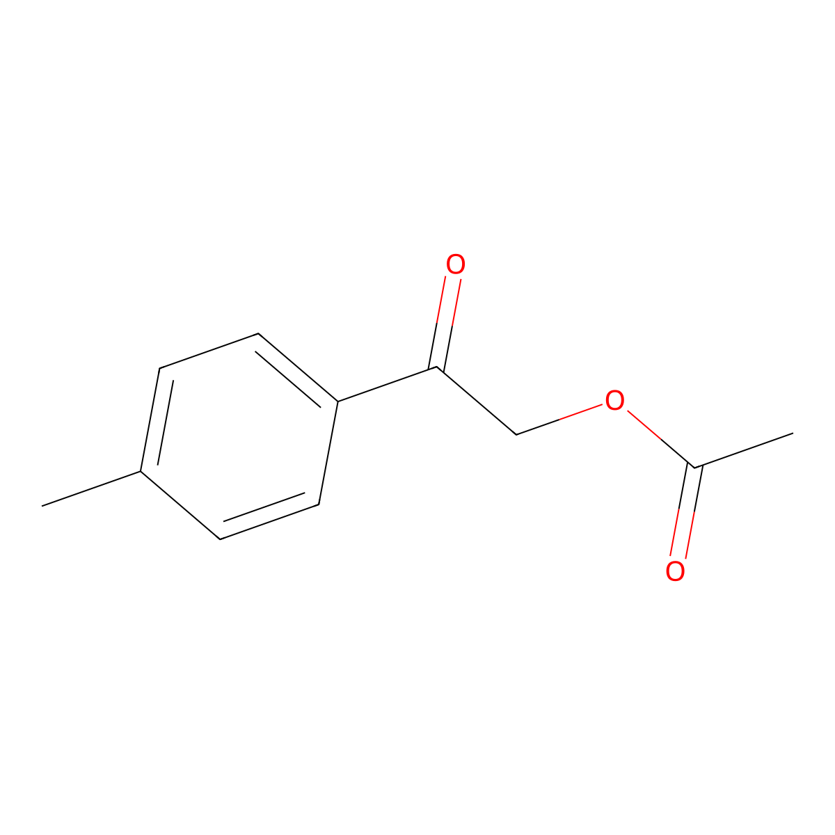 2-(4-Methylphenyl)-2-oxoethyl acetate molecular structure, CAS 65143-37-5