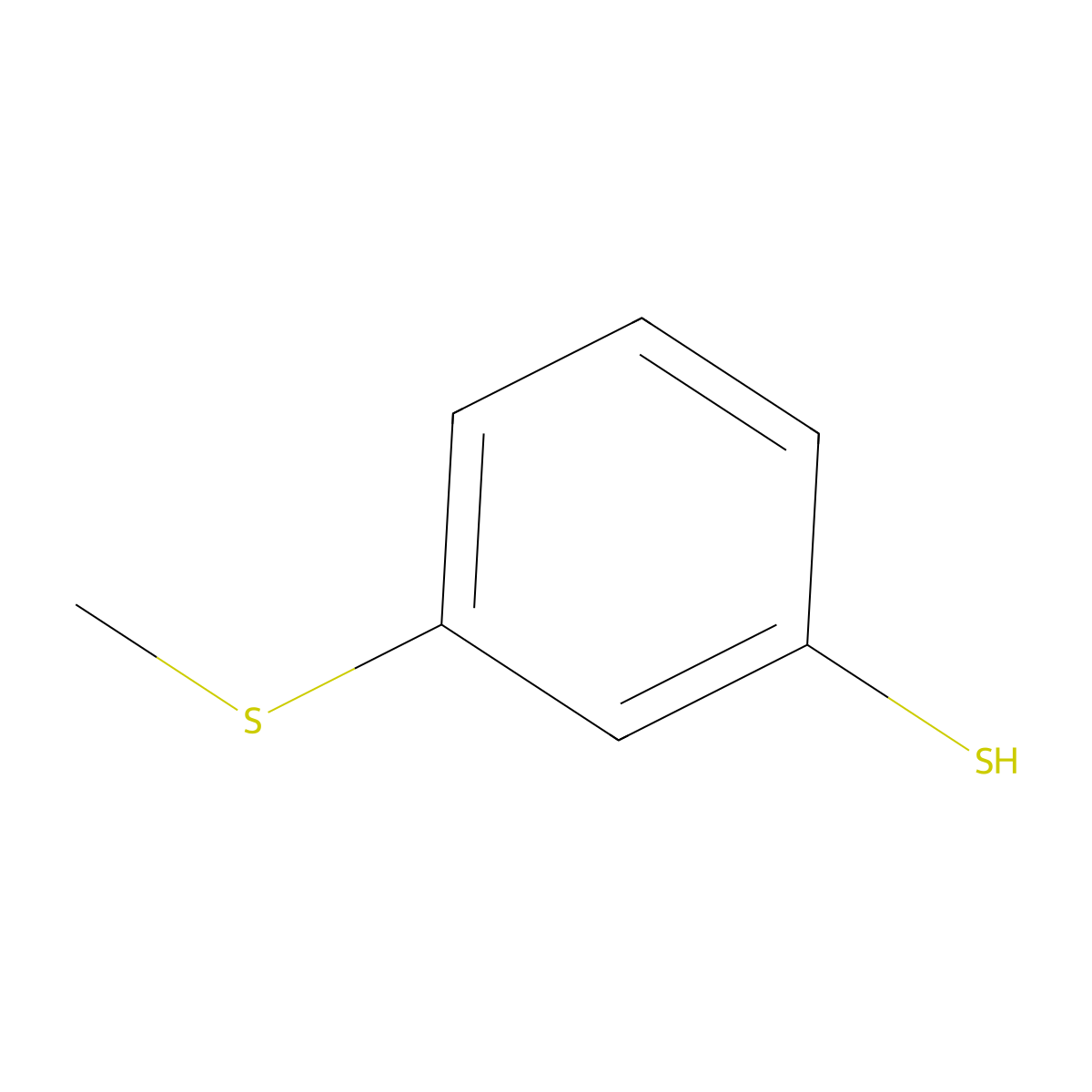 3-(Methylthio)benzenethiol molecular structure, CAS 65144-65-2