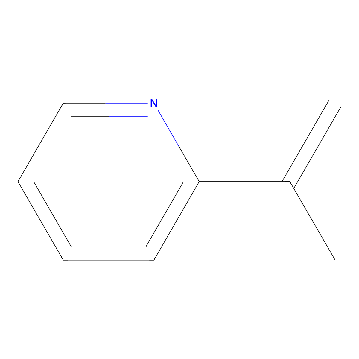 2-Isopropenylpyridine molecular structure, CAS 6515-13-5