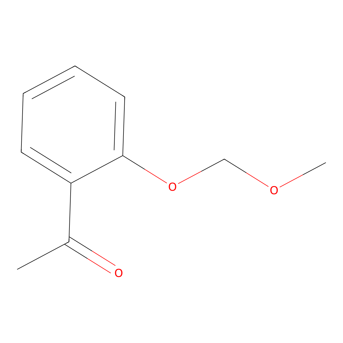 1-(2-(Methoxymethoxy)phenyl)ethanone molecular structure, CAS 6515-18-0