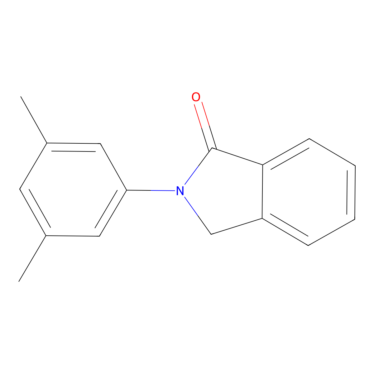 2-(3,5-dimethylphenyl)-2,3-dihydro-1H-isoindol-1-one molecular structure, CAS 651733-79-8