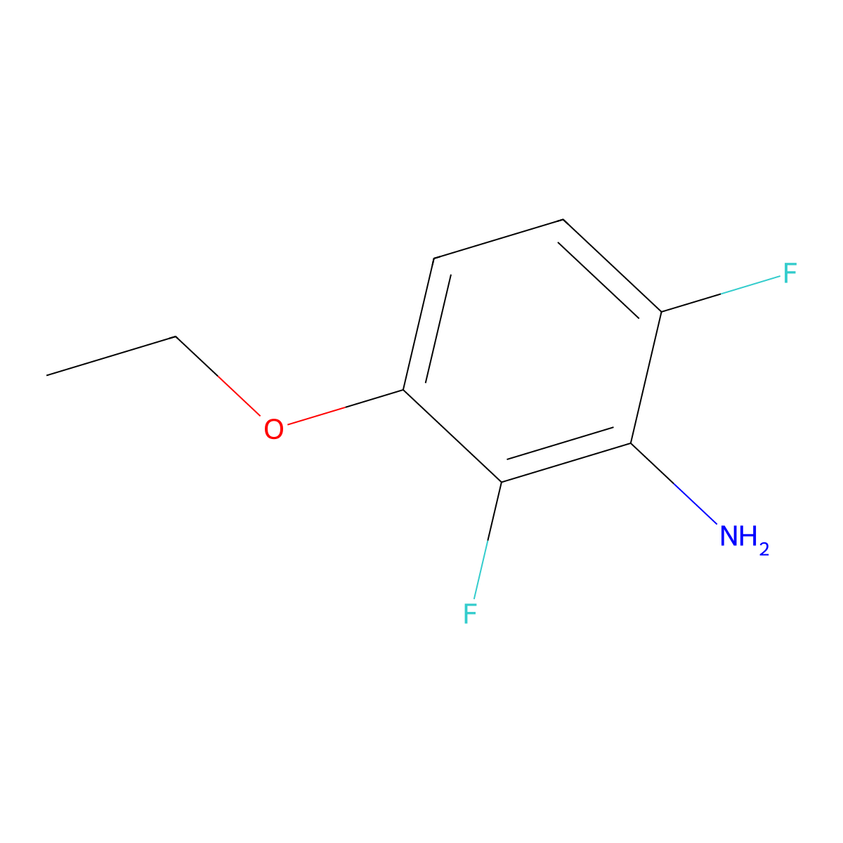 3-Ethoxy-2,6-difluoroaniline molecular structure, CAS 651734-64-4