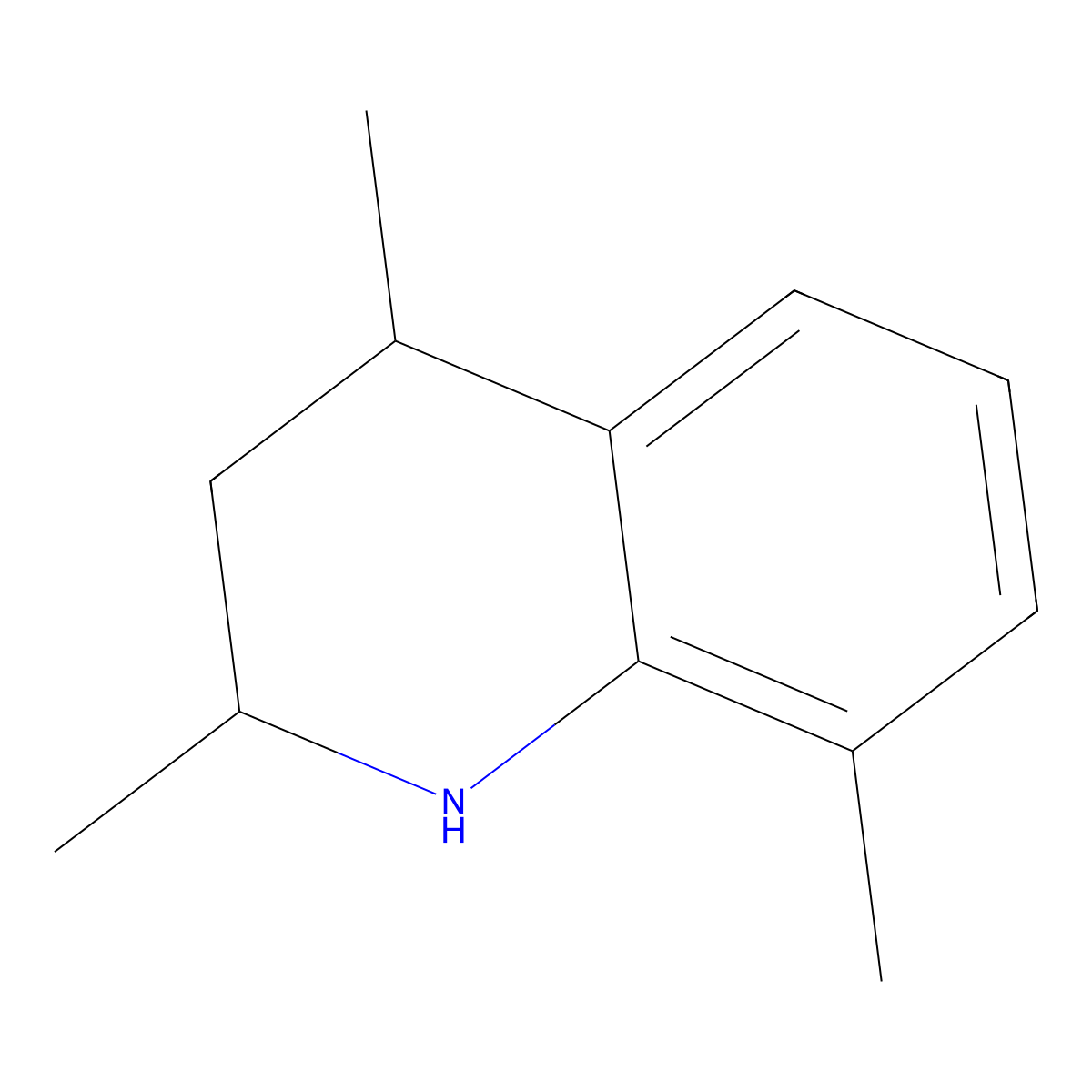 2,4,8-Trimethyl-1,2,3,4-tetrahydroquinoline molecular structure, CAS 651735-21-6
