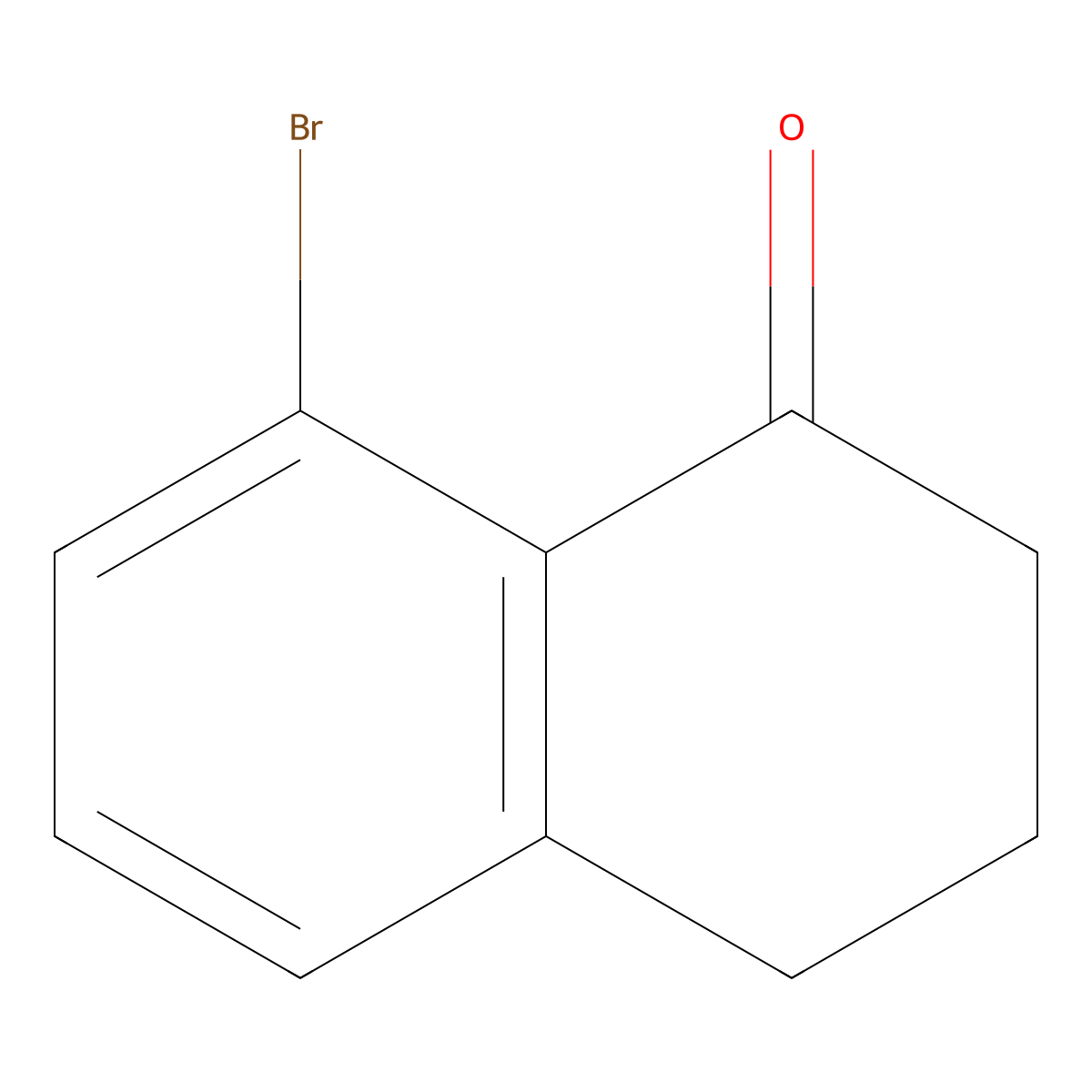 8-bromo-3,4-dihydro-2H-naphthalen-1-one molecular structure, CAS 651735-60-3