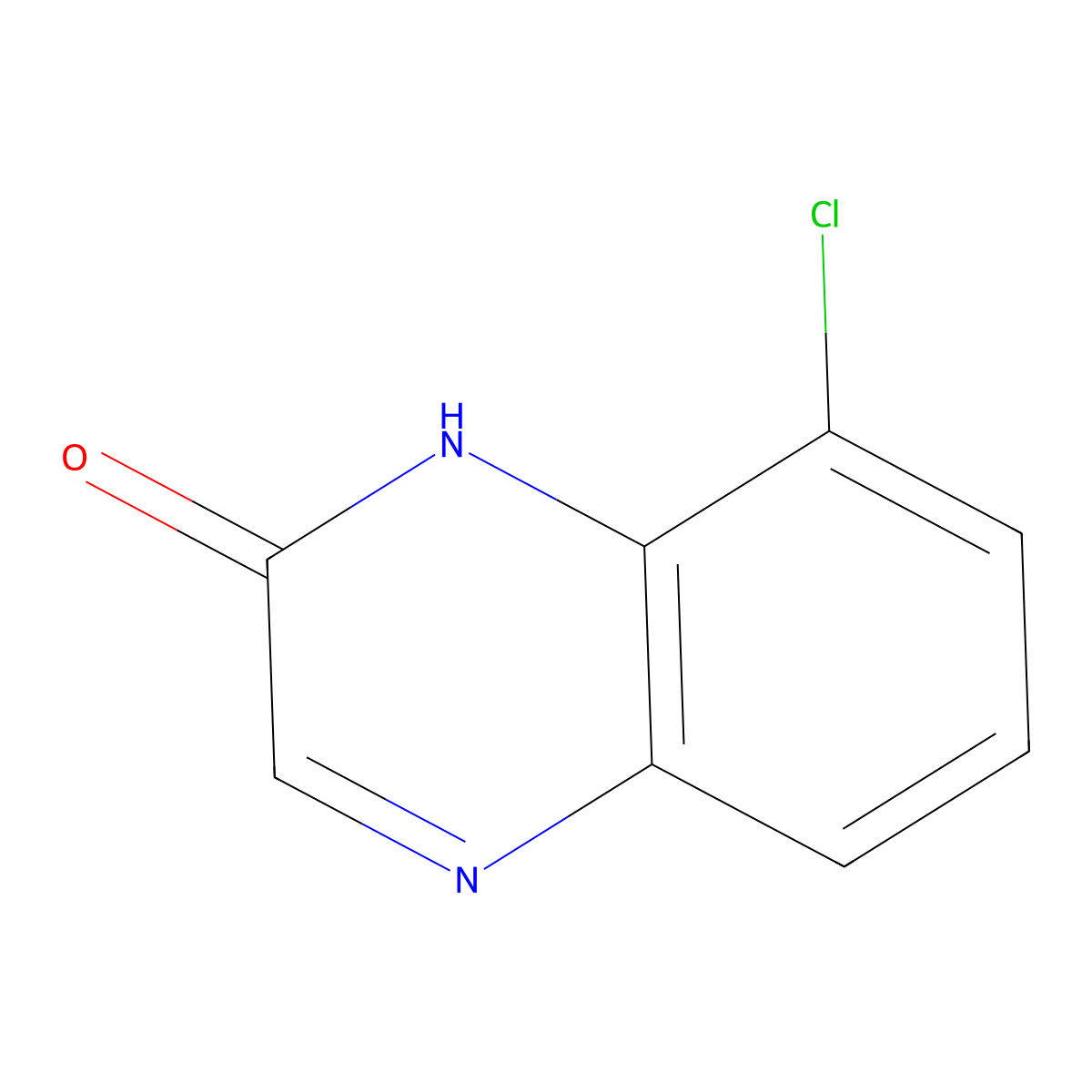 8-Chloroquinoxalin-2-ol molecular structure, CAS 65180-12-3
