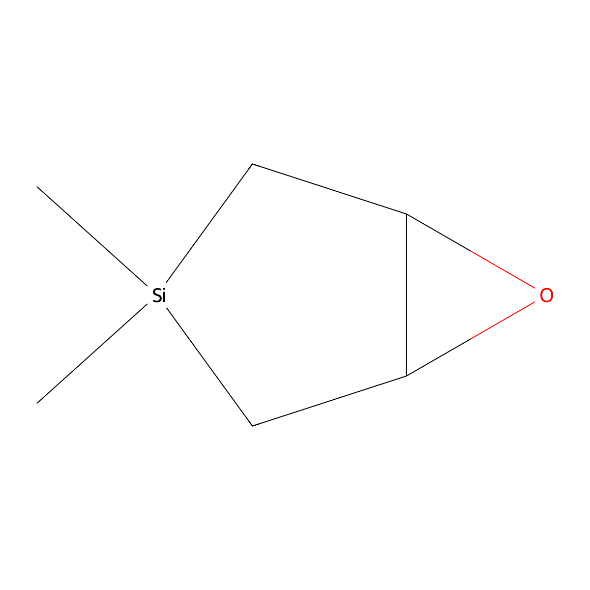 3,3-Dimethyl-6-oxa-3-silabicyclo[3.1.0]hexane molecular structure, CAS 65181-02-4