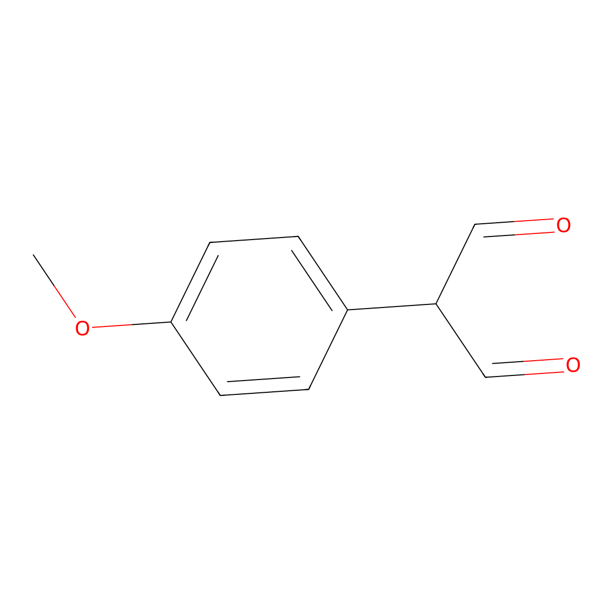 2-(4-Methoxyphenyl)malondialdehyde molecular structure, CAS 65192-28-1
