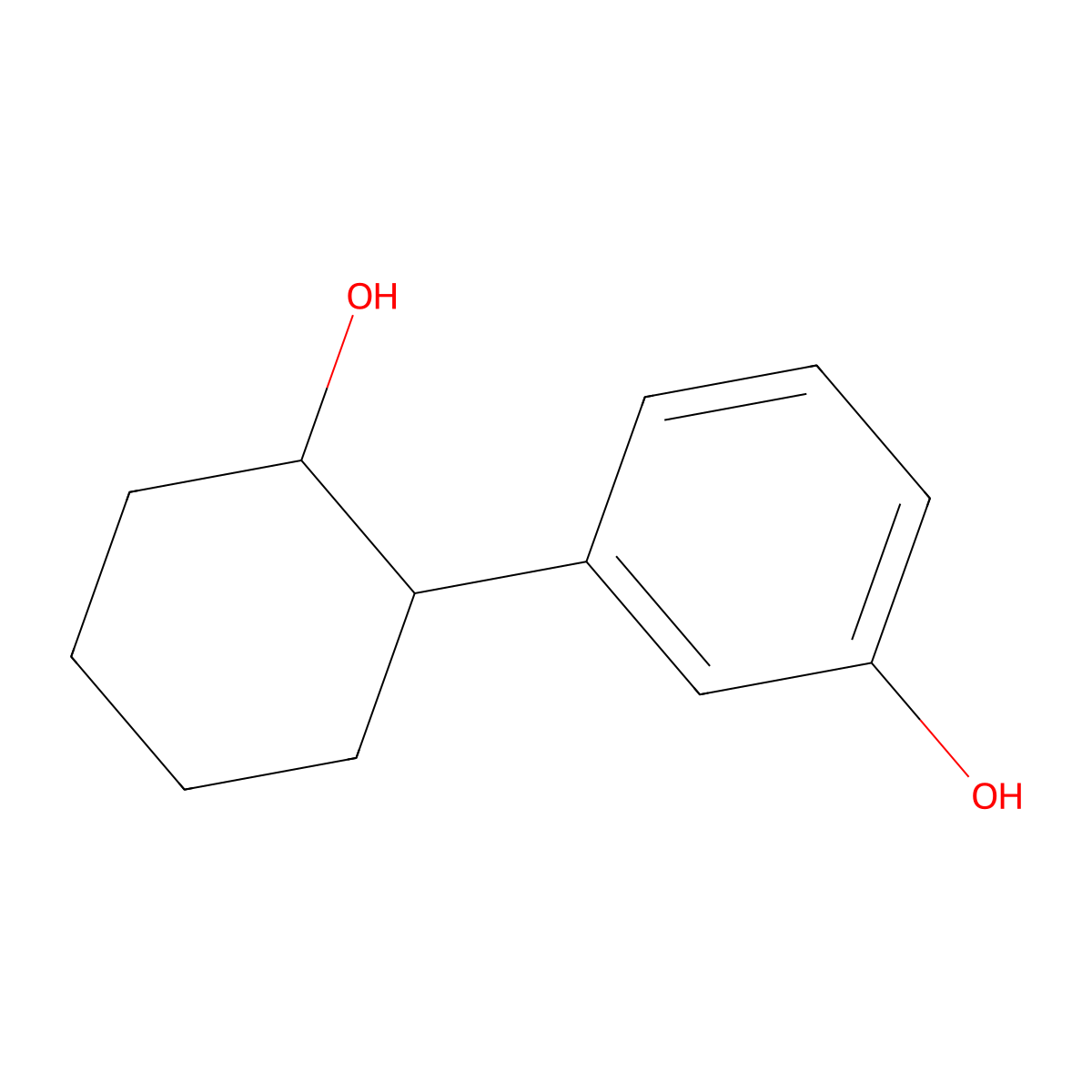 Phenol, 3-(2-hydroxycyclohexyl)- molecular structure, CAS 65193-15-9