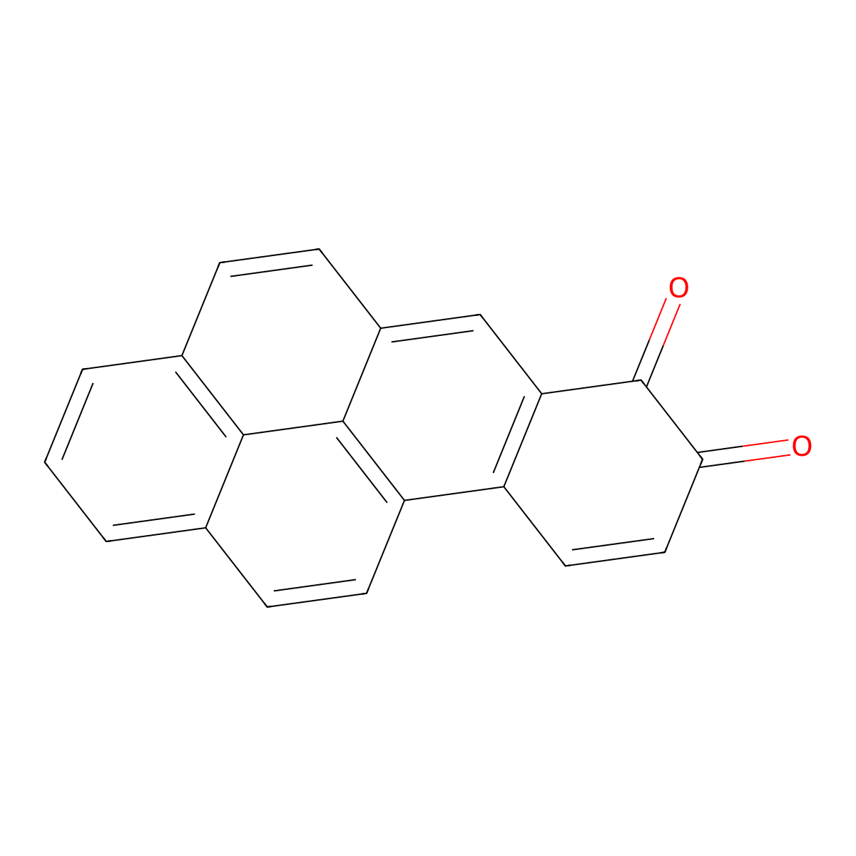 Benzo(a)pyrene-7,8-dione molecular structure, CAS 65199-11-3