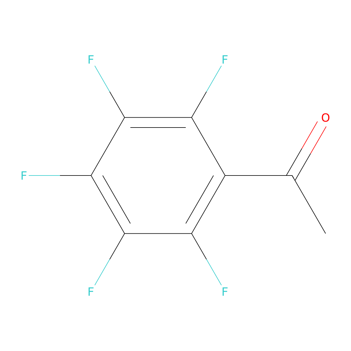 2',3',4',5',6'-Pentafluoroacetophenone molecular structure, CAS 652-29-9