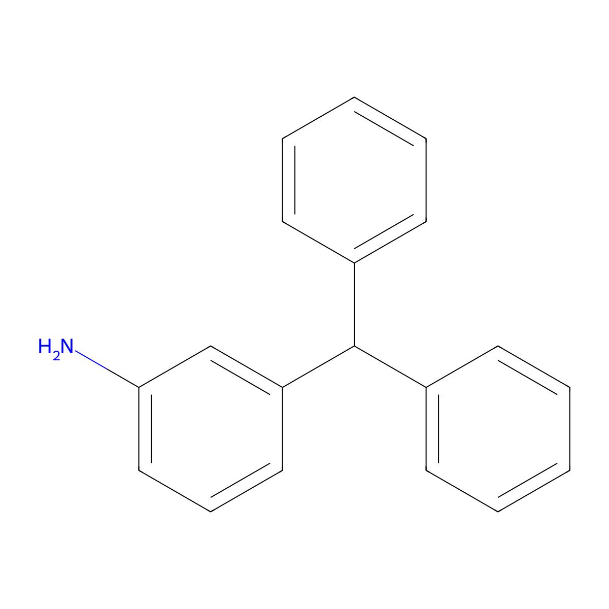 3-(Diphenylmethyl)benzenamine molecular structure, CAS 652-45-9
