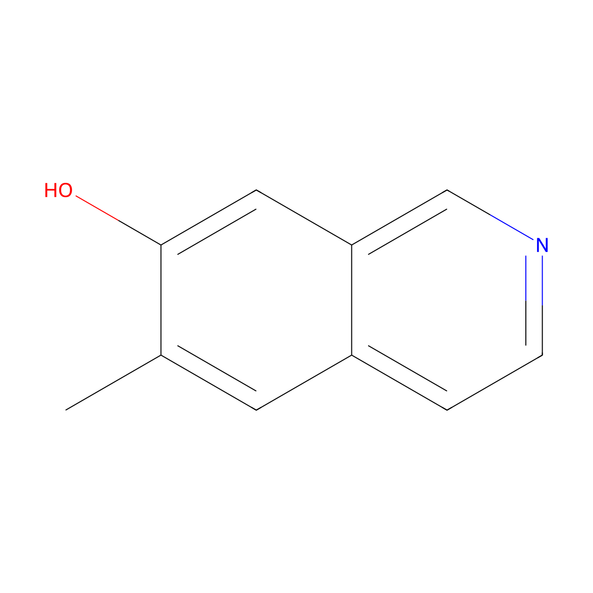 6-Methylisoquinolin-7-ol molecular structure, CAS 65200-74-0