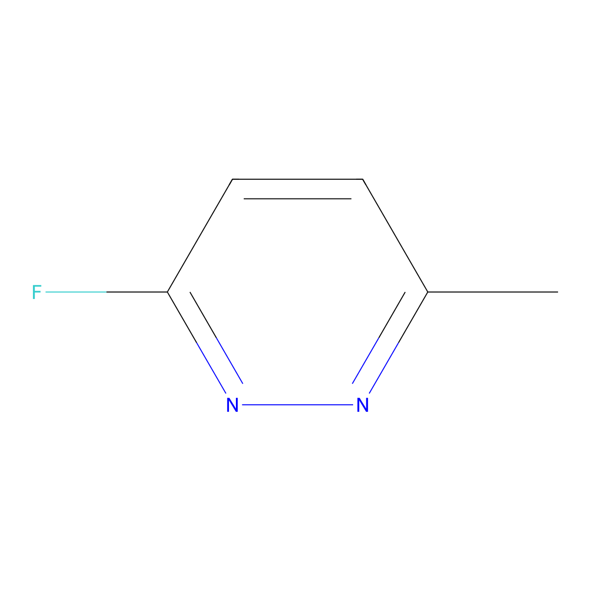 3-Fluoro-6-methylpyridazine molecular structure, CAS 65202-56-4