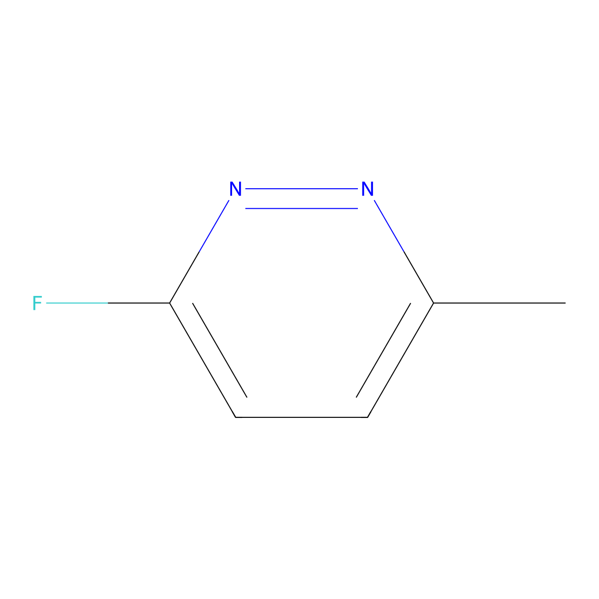 3-Fluoro-6-methylpyridazine molecular structure, CAS 65202-56-4