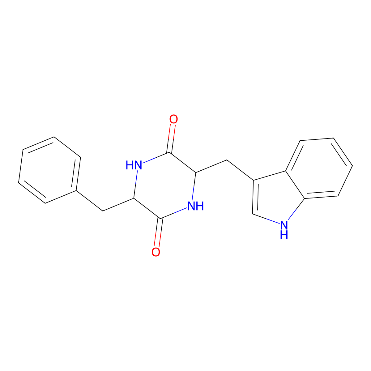 (11S,14S)-Cyclo-(L-Trp-L-Phe) molecular structure, CAS 6521-48-8