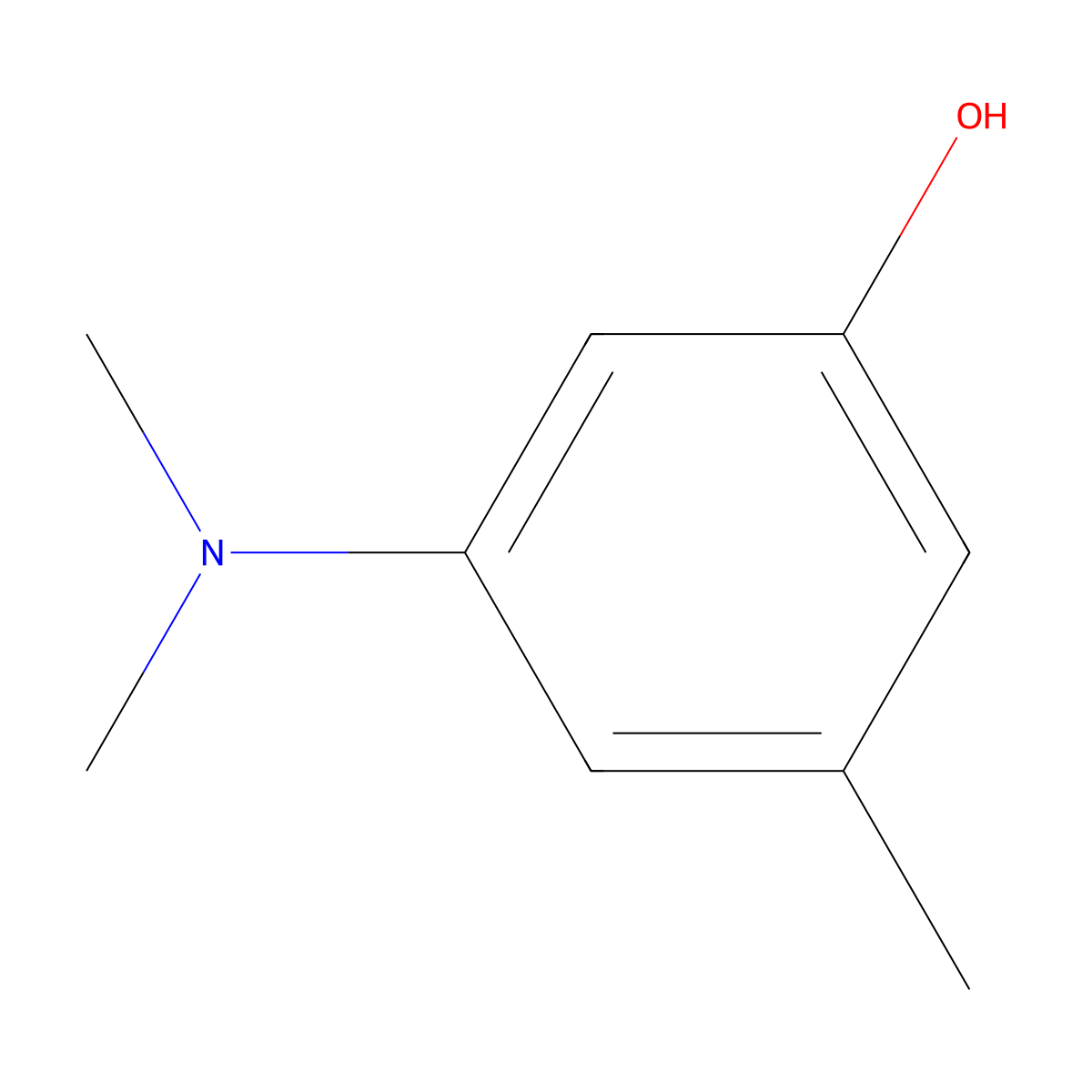 3-(Dimethylamino)-5-methylphenol molecular structure, CAS 65220-00-0
