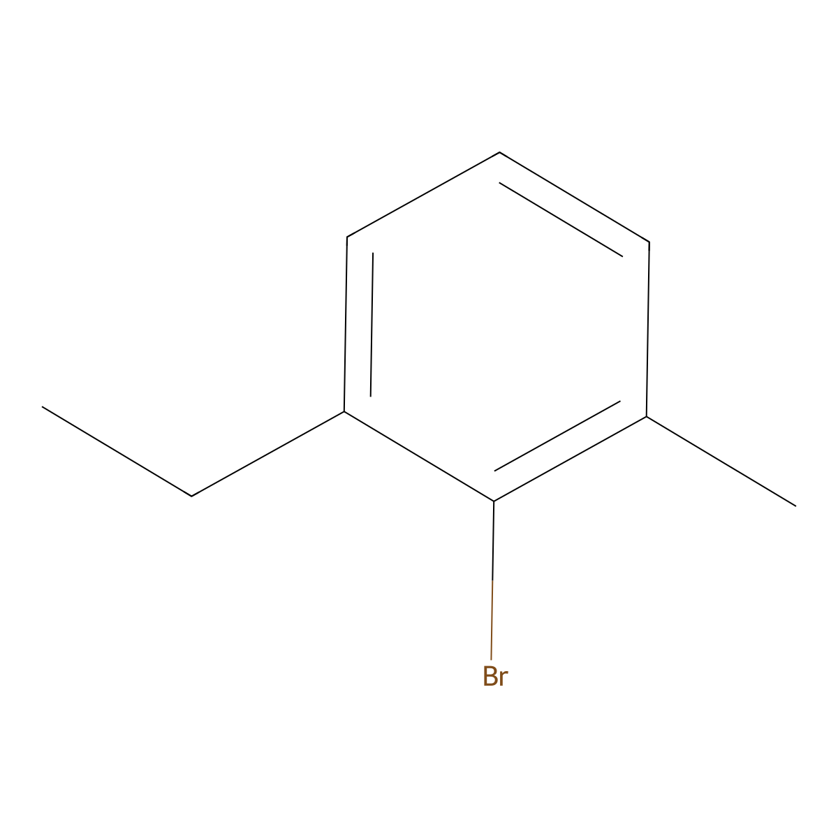 2-Bromo-1-ethyl-3-methylbenzene molecular structure, CAS 65232-55-5