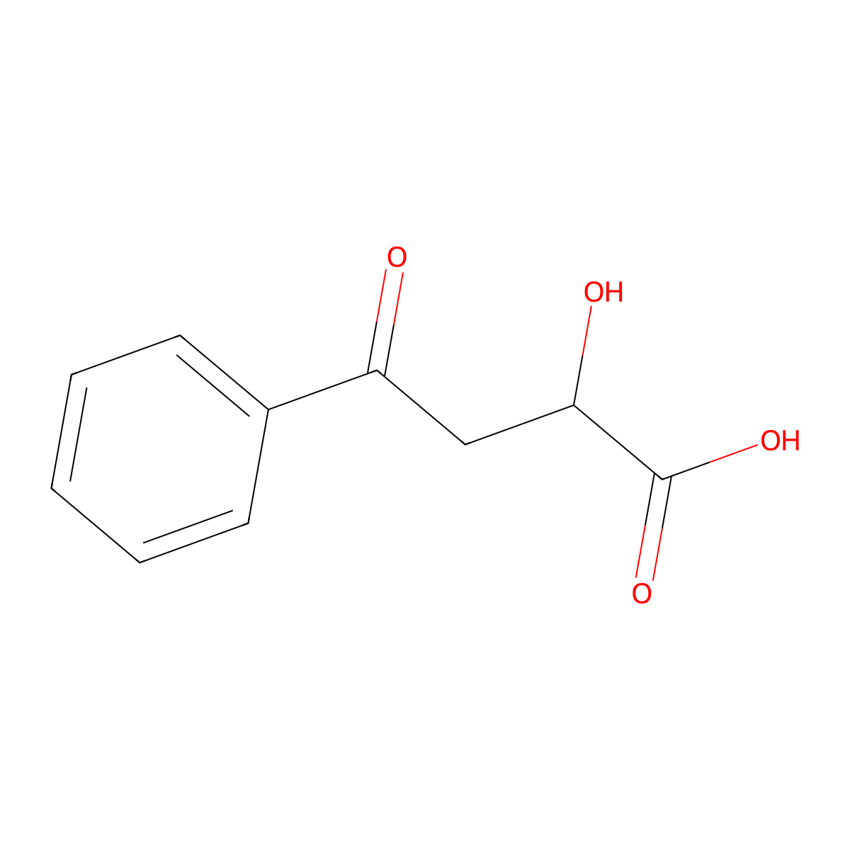 2-Hydroxy-4-oxo-4-phenylbutanoic acid molecular structure, CAS 65245-10-5