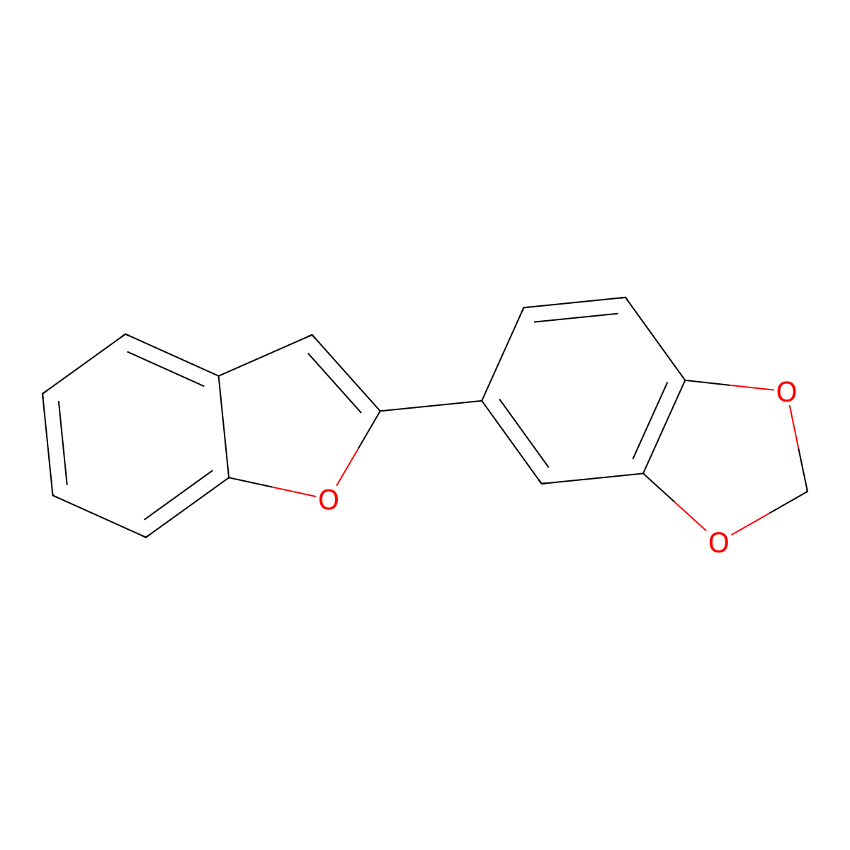 5-(Benzofuran-2-yl)-benzo[d][1,3]dioxole molecular structure, CAS 65246-43-7