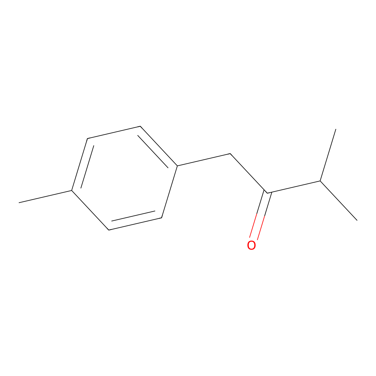 3-Methyl-1-(4-methylphenyl)butan-2-one molecular structure, CAS 65248-52-4