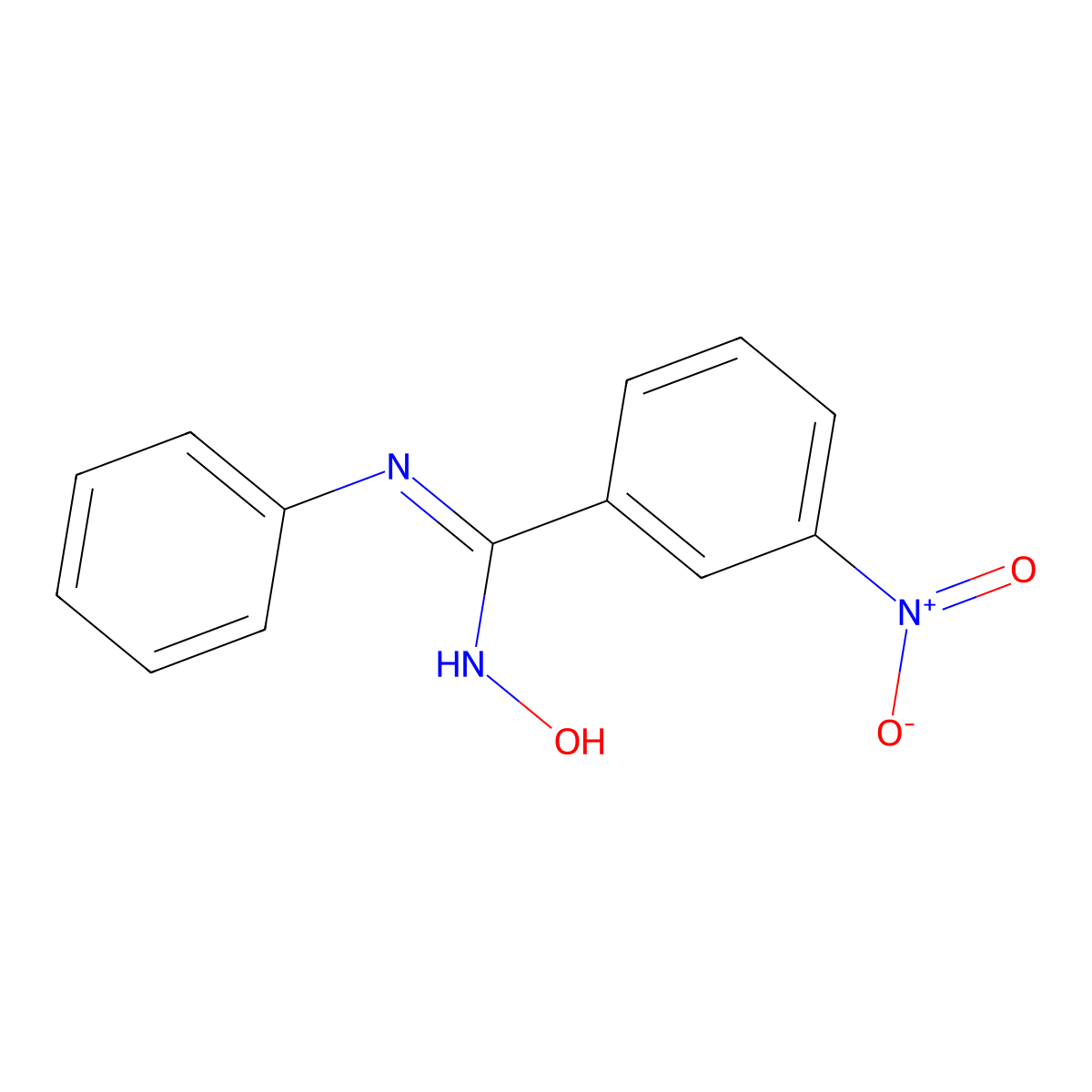 N'-hydroxy-3-nitro-N-phenylbenzenecarboximidamide molecular structure, CAS 65251-89-0