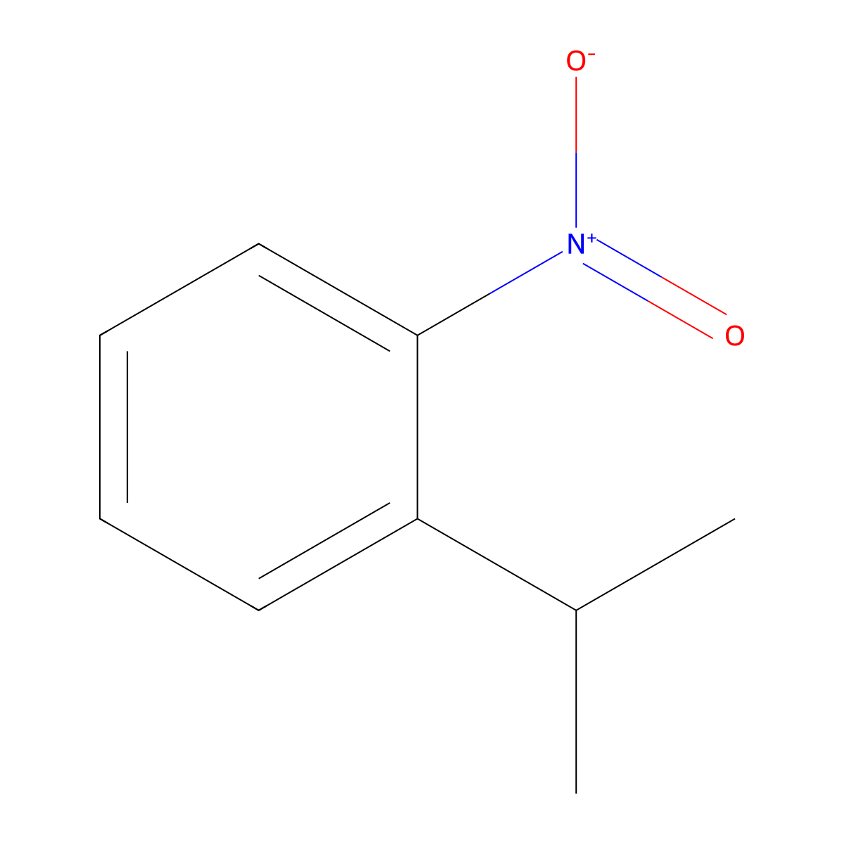 o-Nitrocumene molecular structure, CAS 6526-72-3
