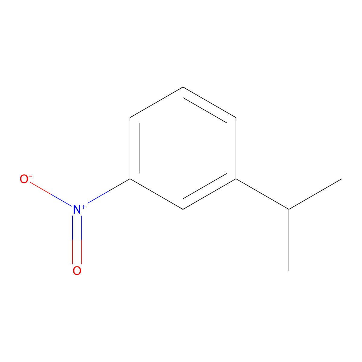 1-Isopropyl-3-nitrobenzene molecular structure, CAS 6526-74-5