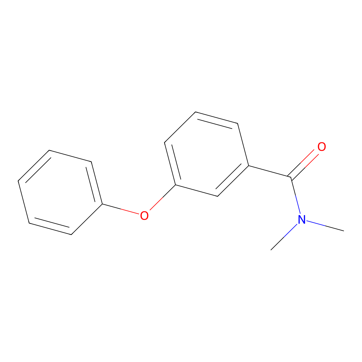 n,n-Dimethyl-3-phenoxybenzamide molecular structure, CAS 65261-13-4