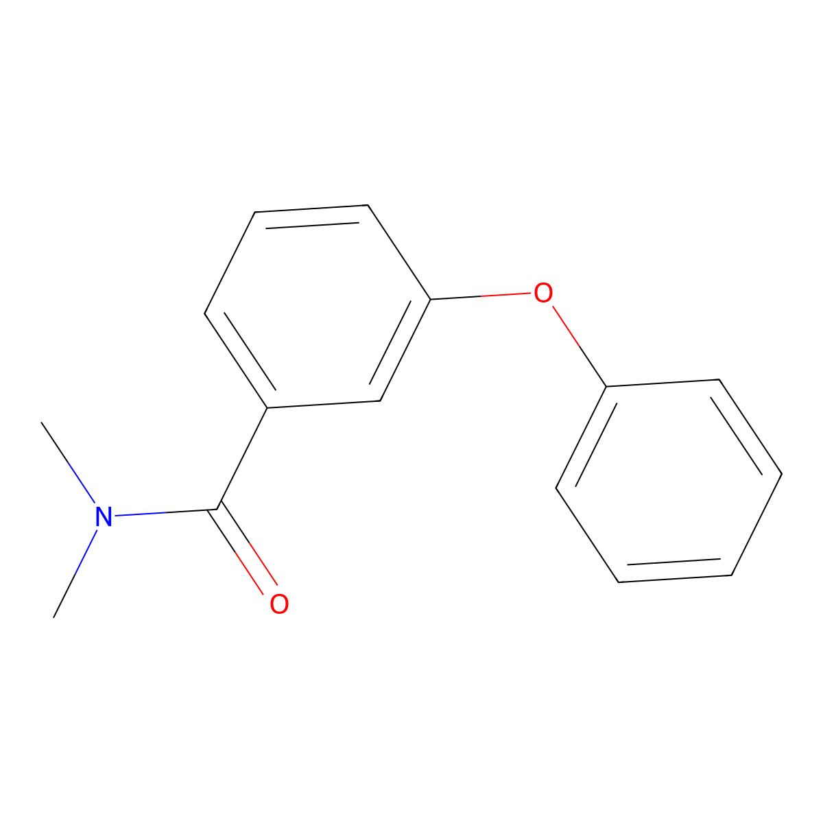 n,n-Dimethyl-3-phenoxybenzamide molecular structure, CAS 65261-13-4