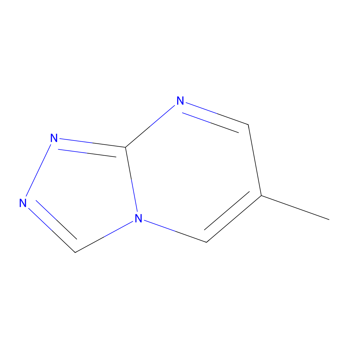 6-Methyl-[1,2,4]triazolo[4,3-a]pyrimidine molecular structure, CAS 65267-47-2