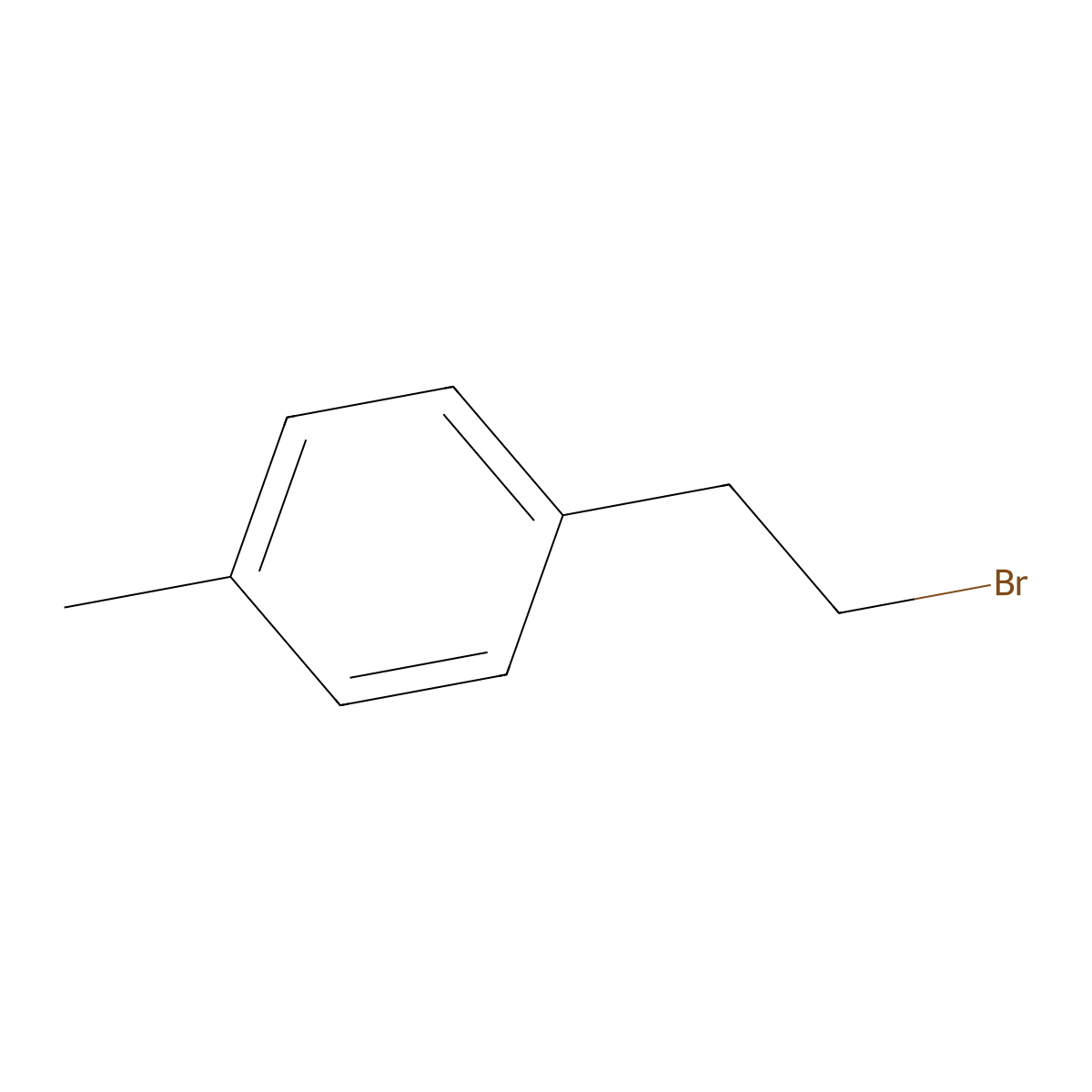 4-Methylphenethyl bromide molecular structure, CAS 6529-51-7