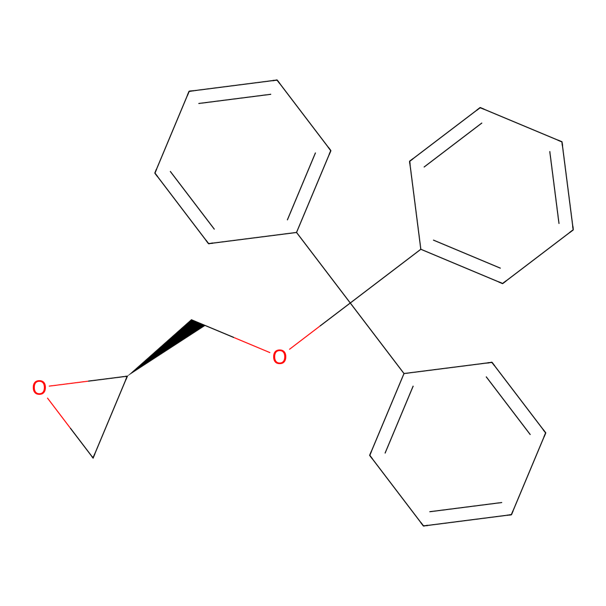 (R)-Glycidyl Trityl Ether molecular structure, CAS 65291-30-7