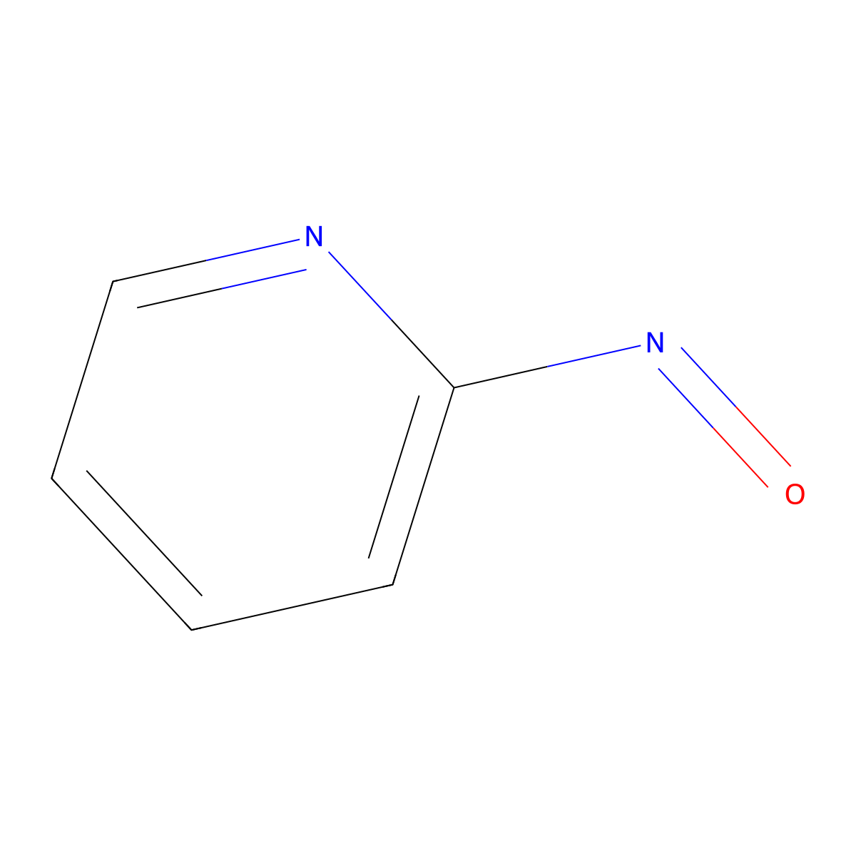 Pyridine, nitroso- molecular structure, CAS 65291-83-0