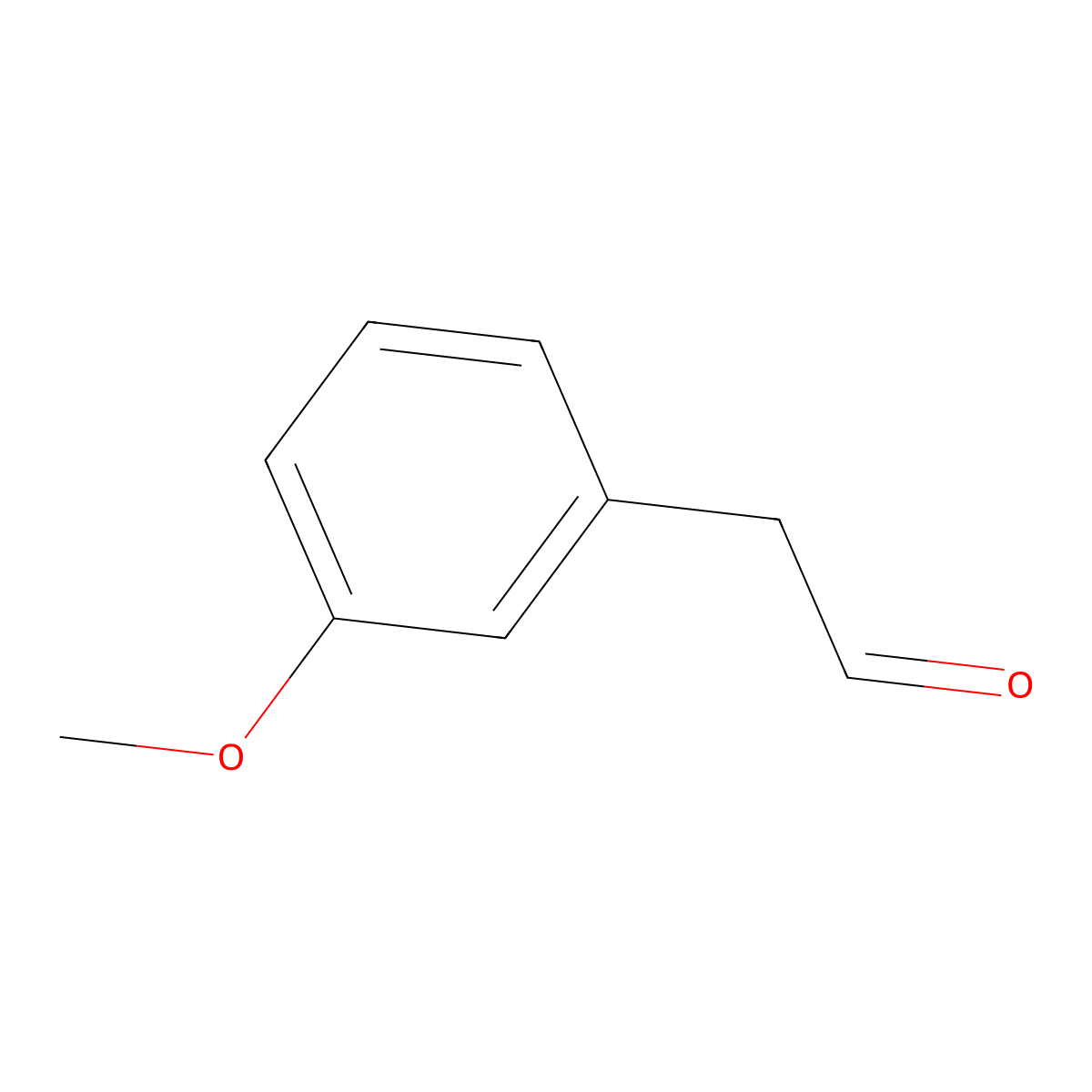 (3-Methoxyphenyl)acetaldehyde molecular structure, CAS 65292-99-1