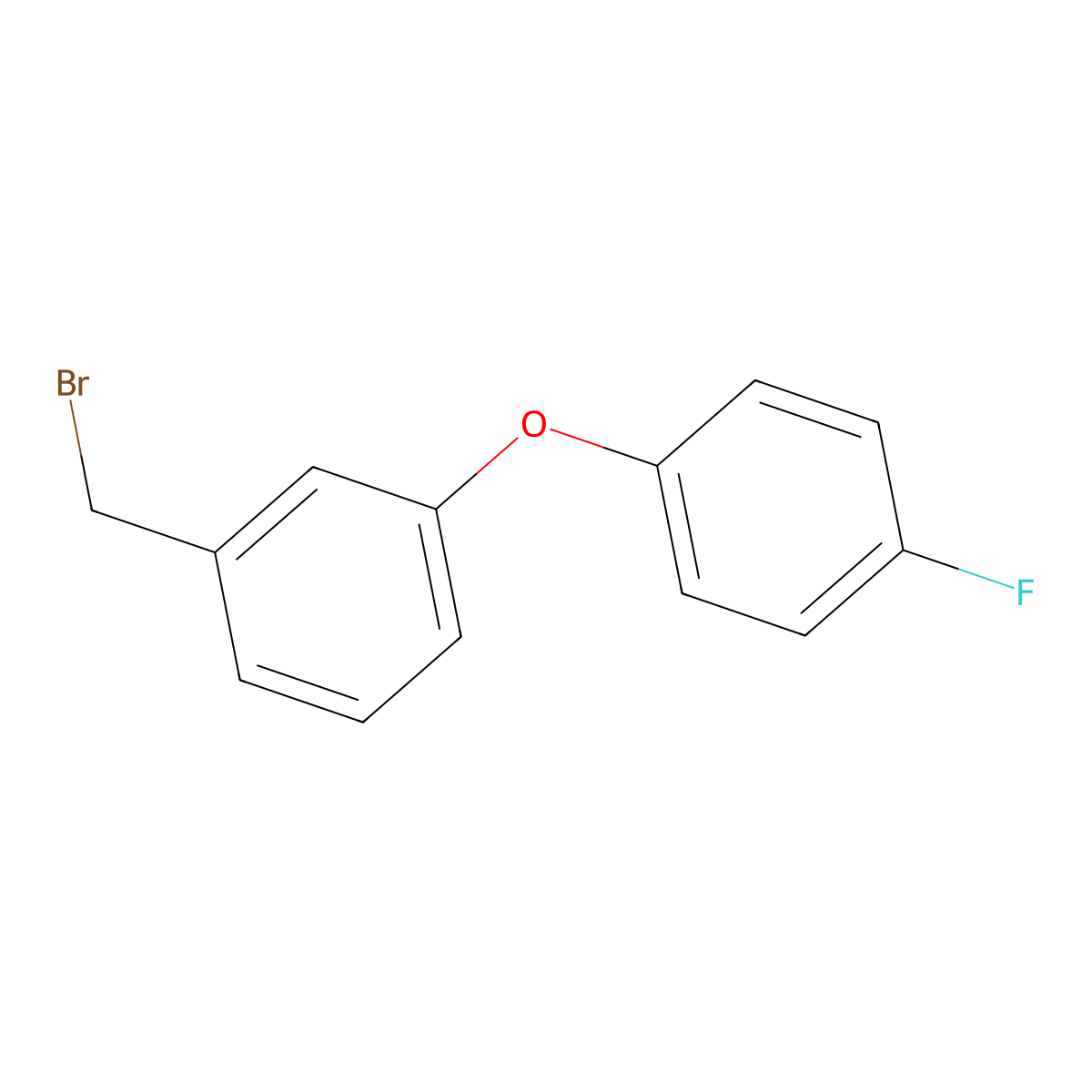 3-(4-Fluorophenoxy)benzyl Bromide molecular structure, CAS 65295-58-1