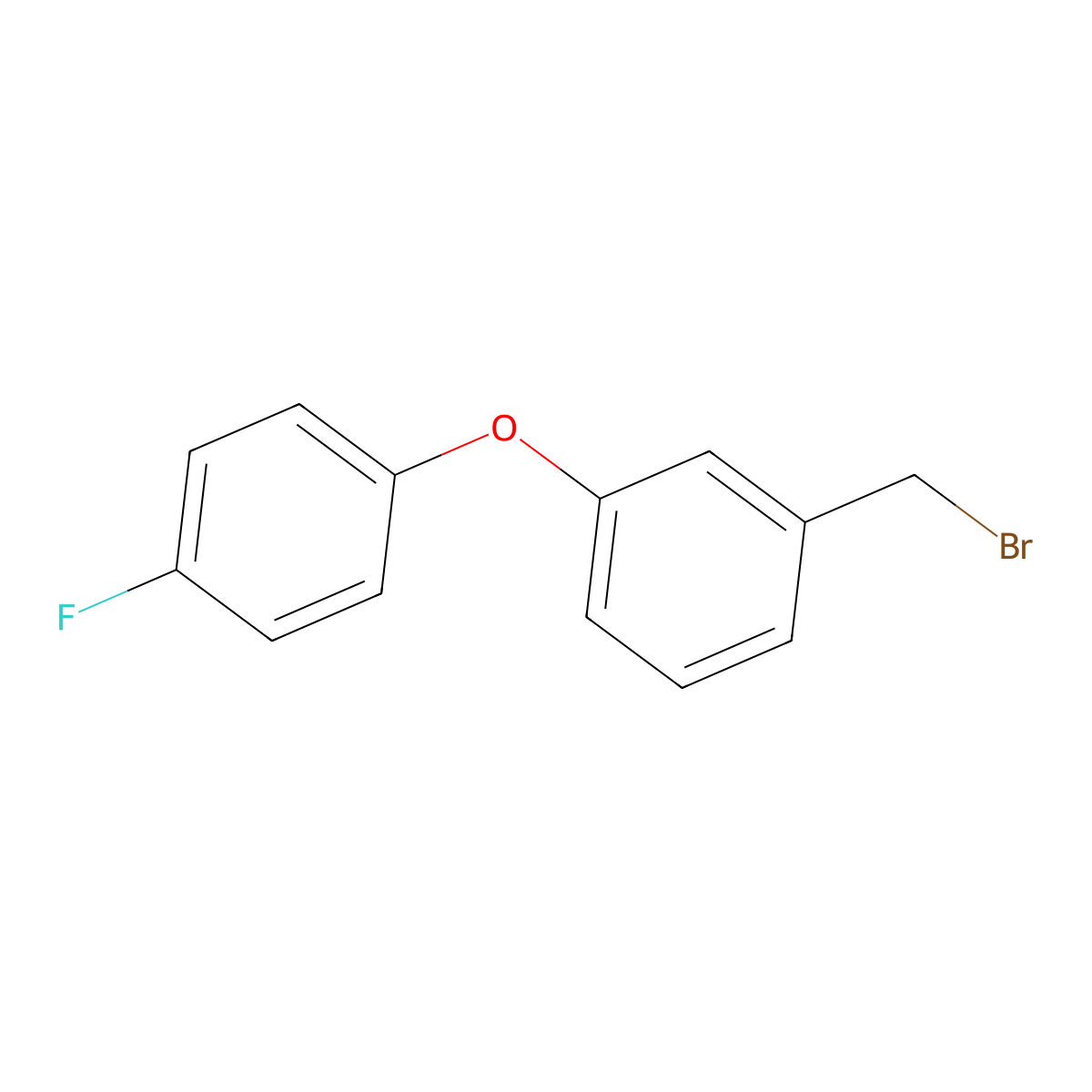 3-(4-Fluorophenoxy)benzyl Bromide molecular structure, CAS 65295-58-1