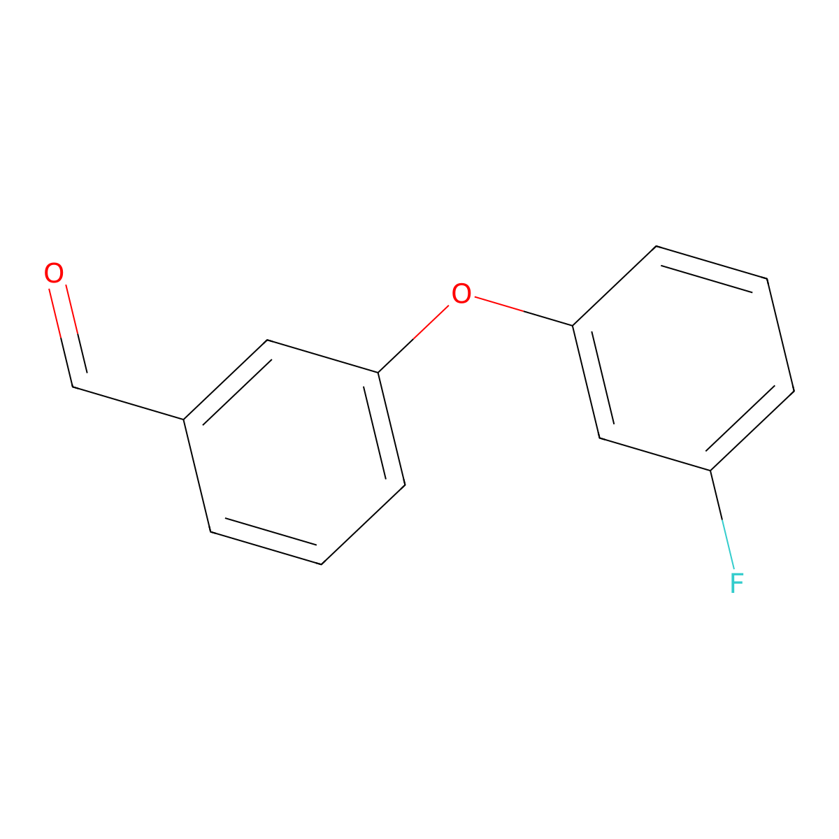 3-(3-Fluorophenoxy)benzaldehyde molecular structure, CAS 65295-60-5