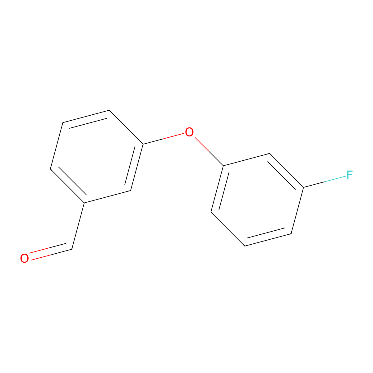 3-(3-Fluorophenoxy)benzaldehyde molecular structure, CAS 65295-60-5