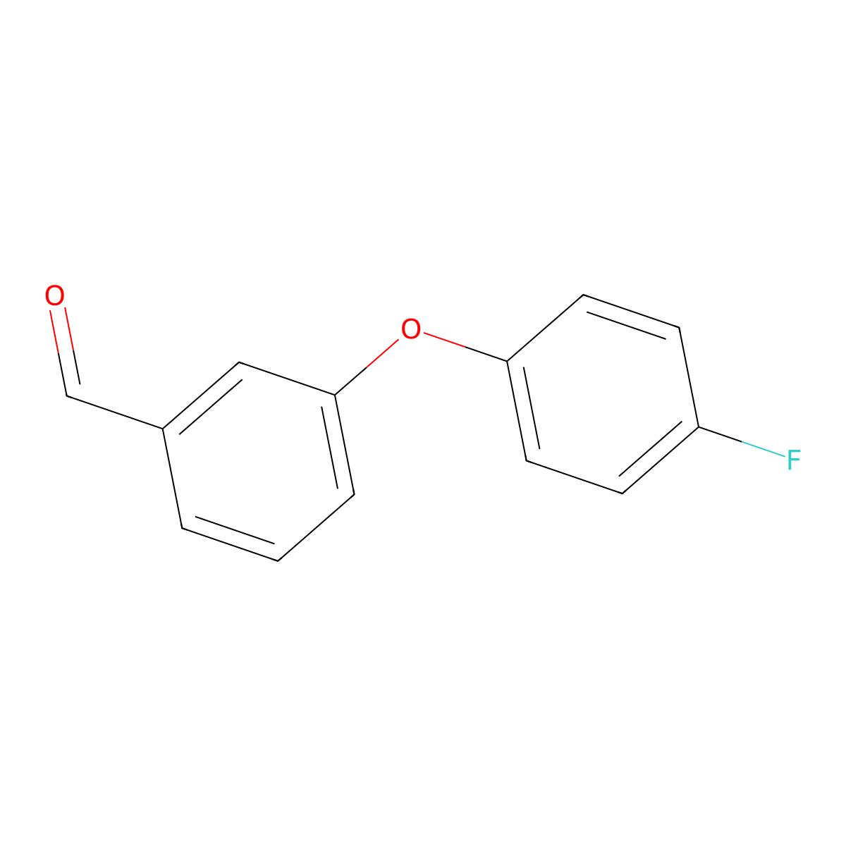 3-(4-Fluorophenoxy)benzaldehyde molecular structure, CAS 65295-61-6