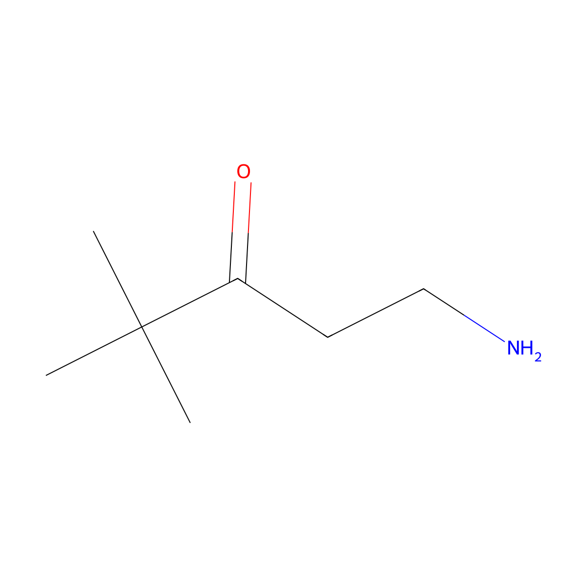 1-Amino-4,4-dimethylpentan-3-one molecular structure, CAS 652972-05-9