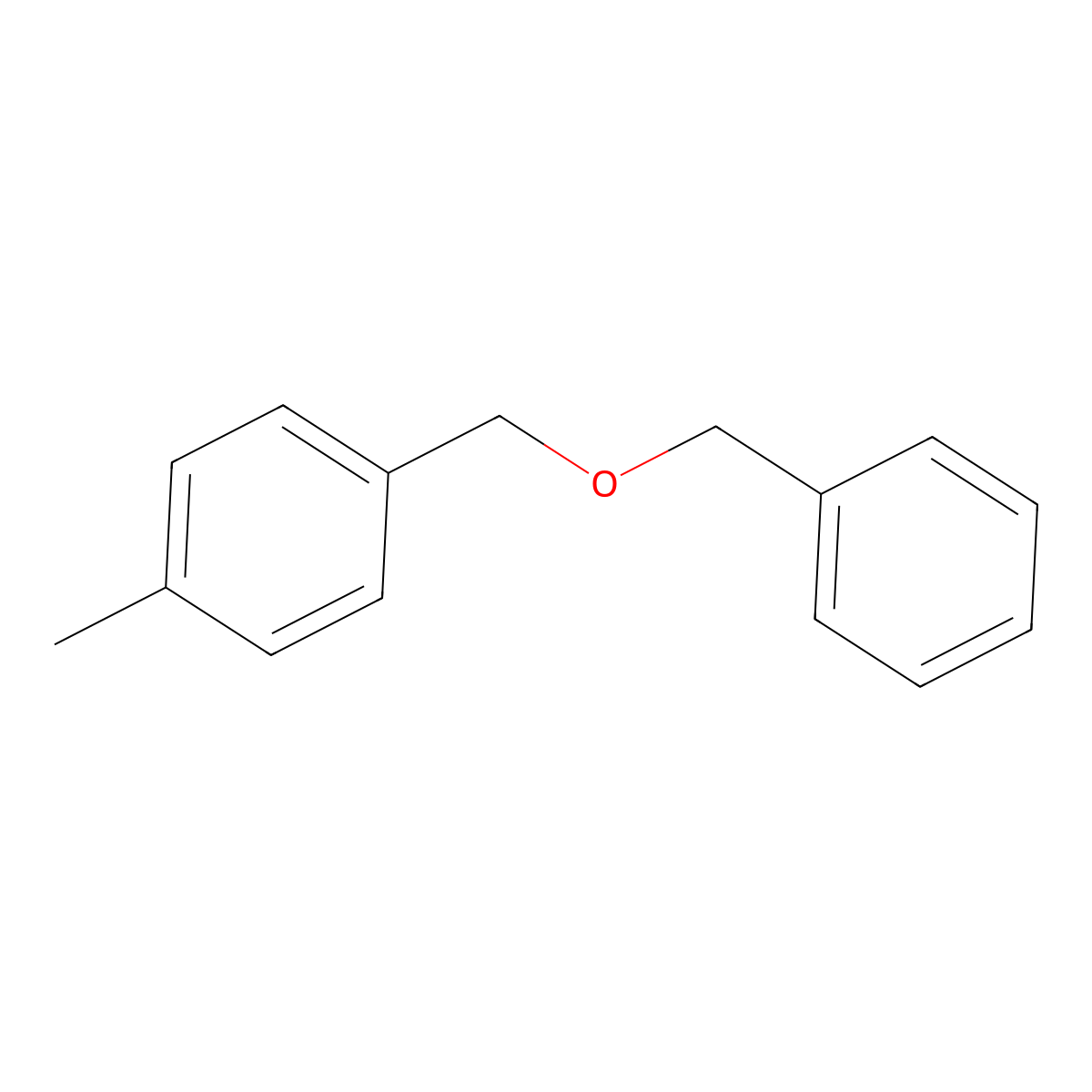 Benzene, 1-methyl-4-[(phenylmethoxy)methyl]- molecular structure, CAS 65299-82-3