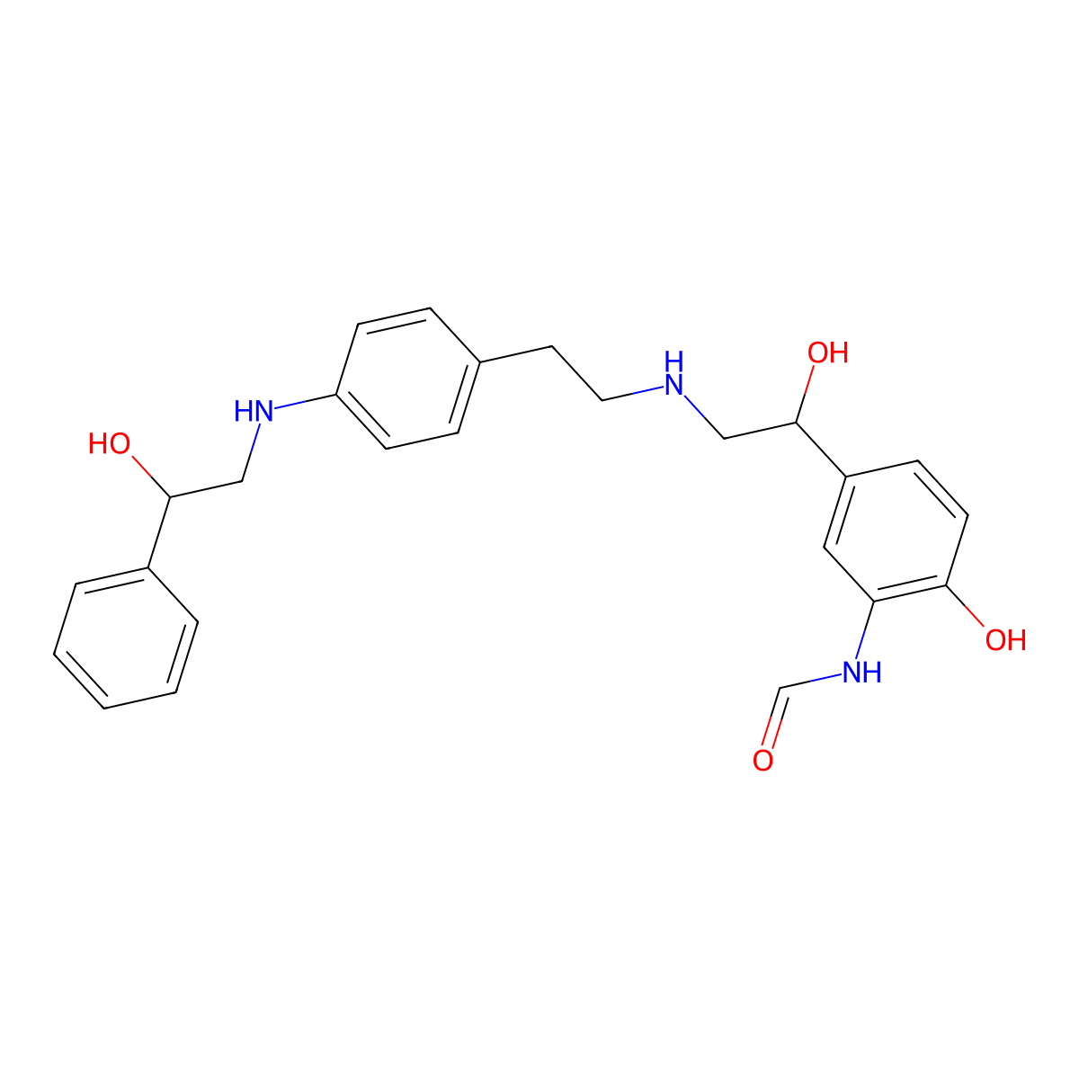 Milveterol molecular structure, CAS 652990-07-3