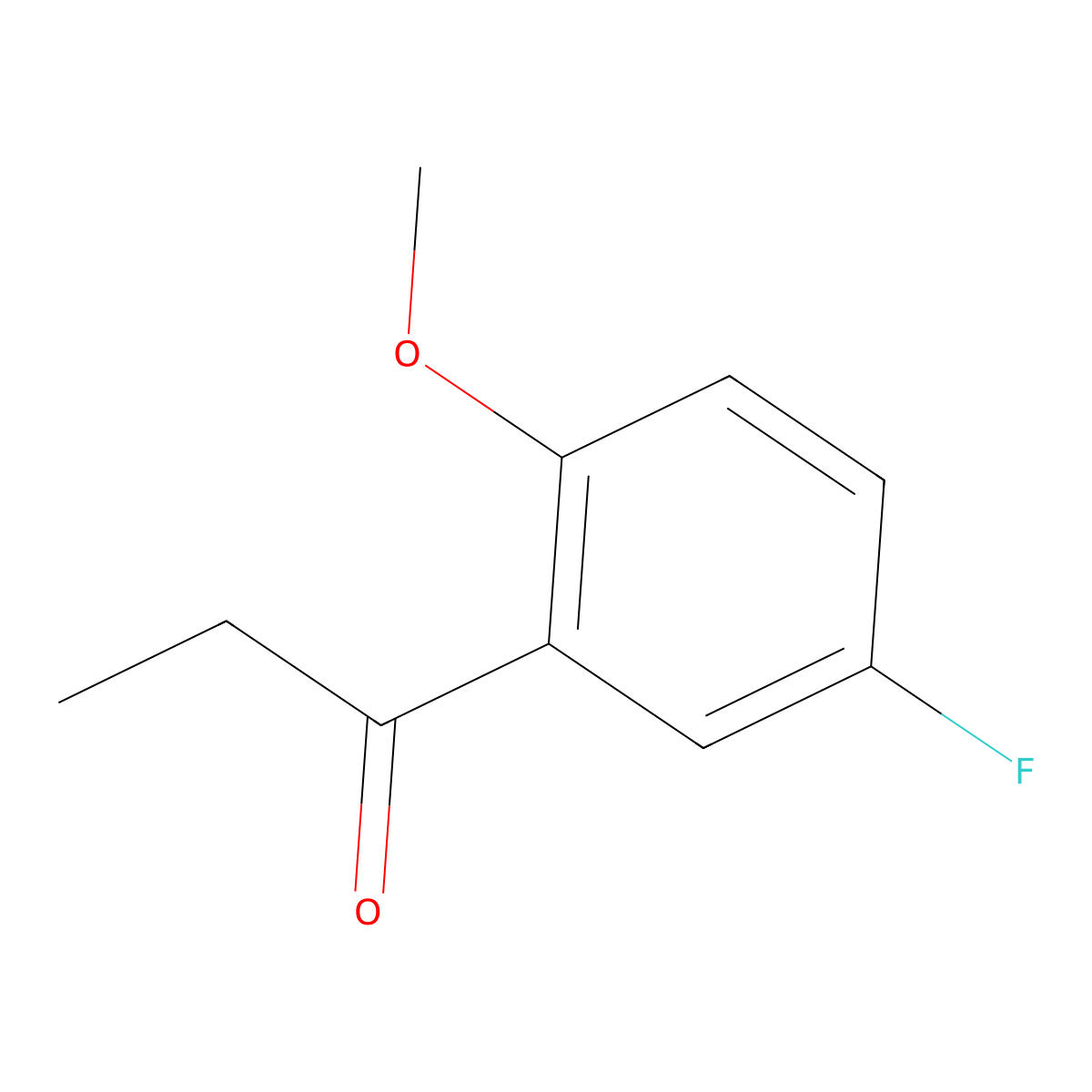 1-(5-Fluoro-2-methoxyphenyl)propan-1-one molecular structure, CAS 653-64-5