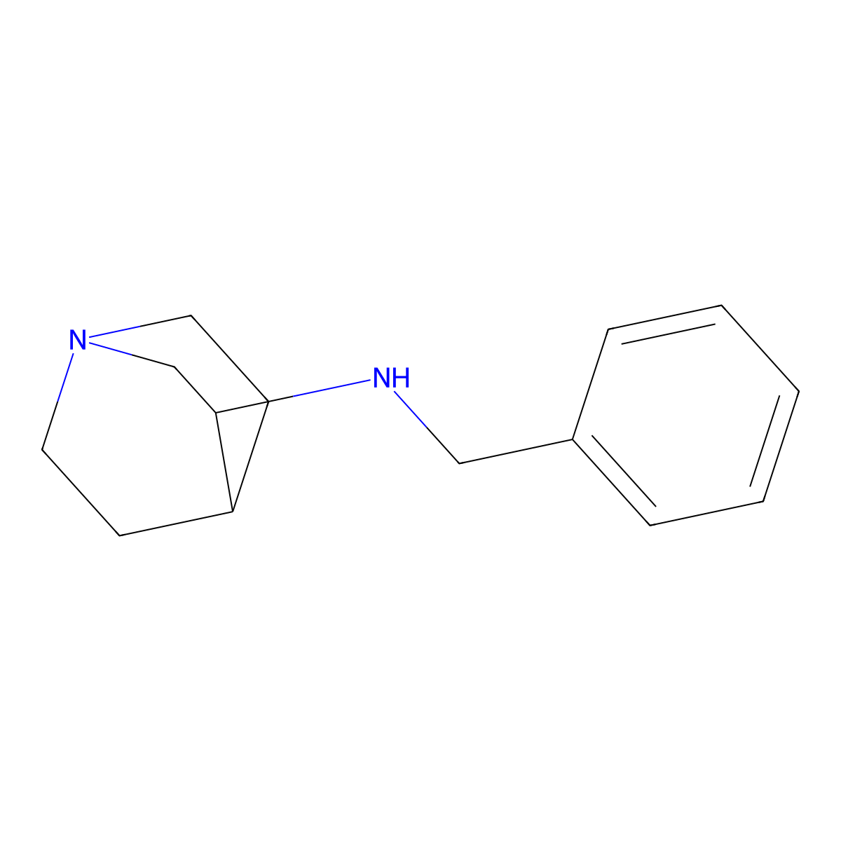 3-(Benzylamino)quinuclidine molecular structure, CAS 6530-11-6