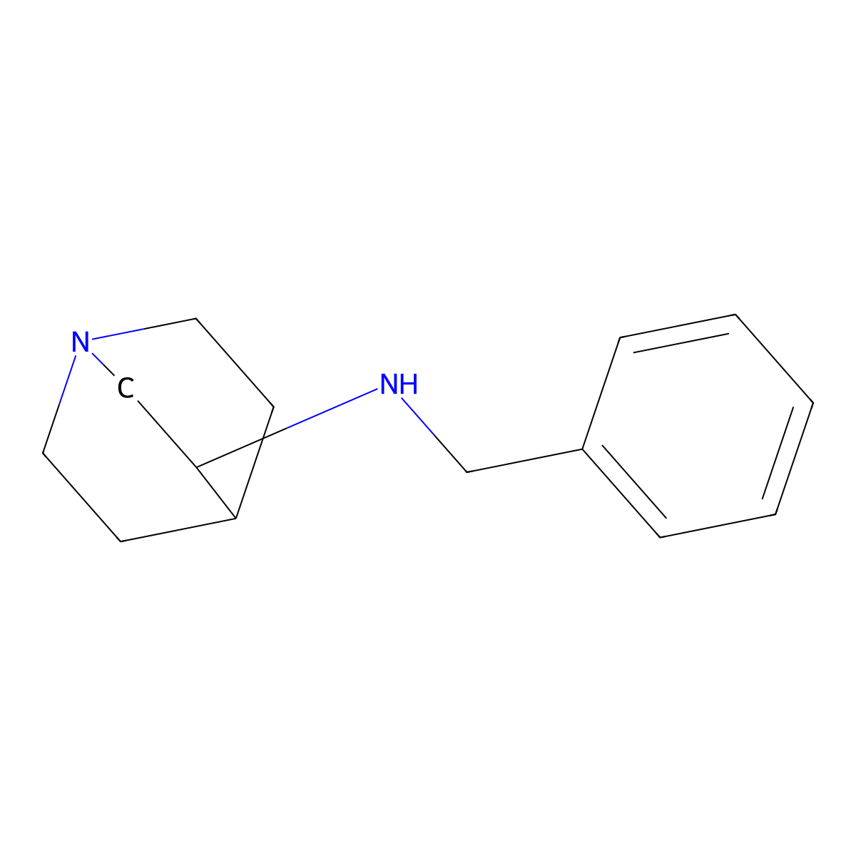 3-(Benzylamino)quinuclidine molecular structure, CAS 6530-11-6