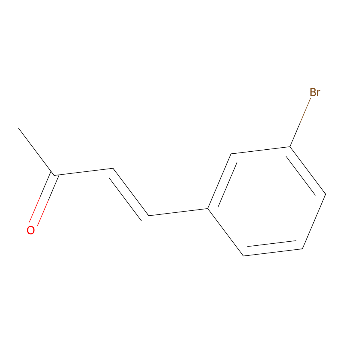 (E)-4-(3-Bromo-phenyl)-but-3-en-2-one molecular structure, CAS 65300-30-3