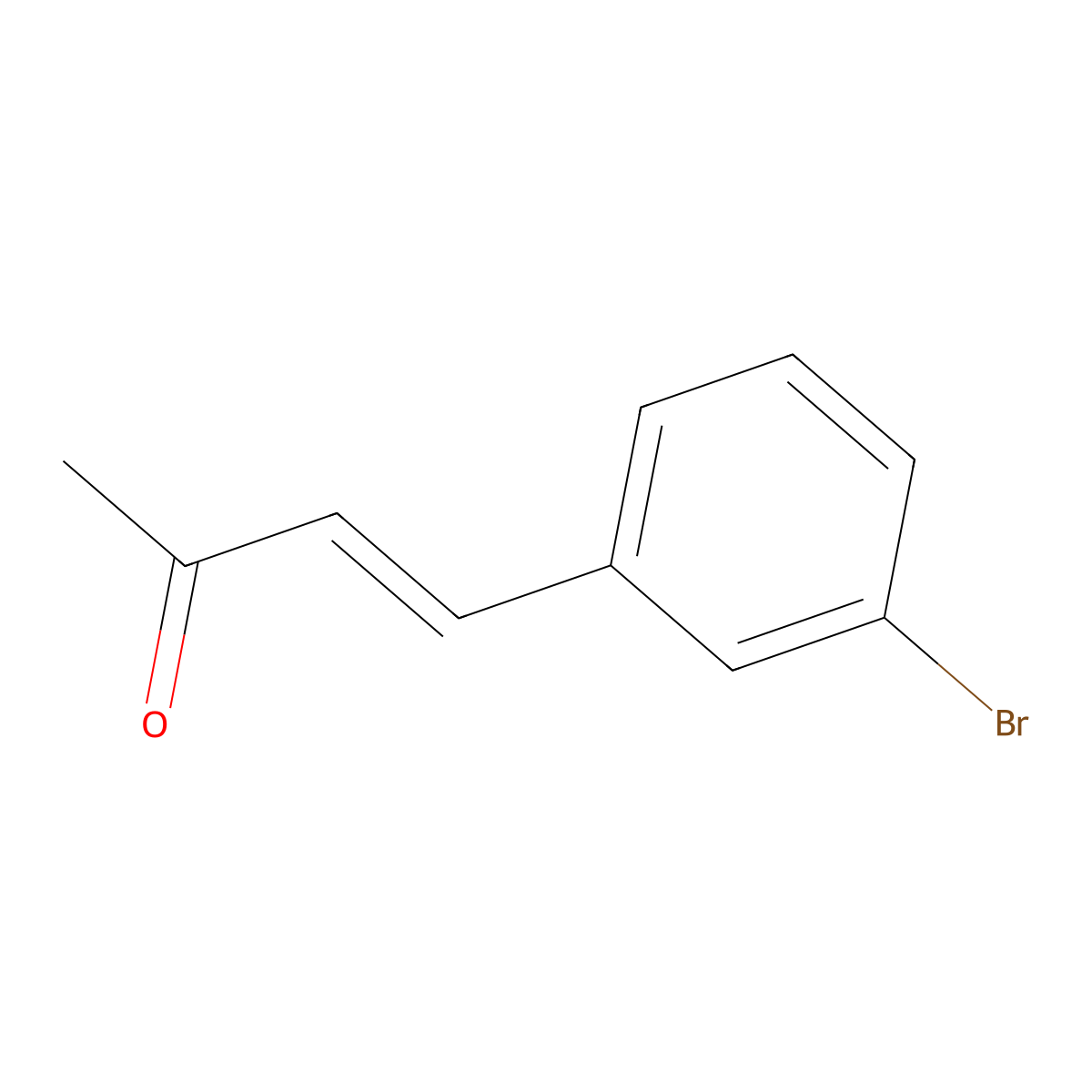 (E)-4-(3-Bromo-phenyl)-but-3-en-2-one molecular structure, CAS 65300-30-3