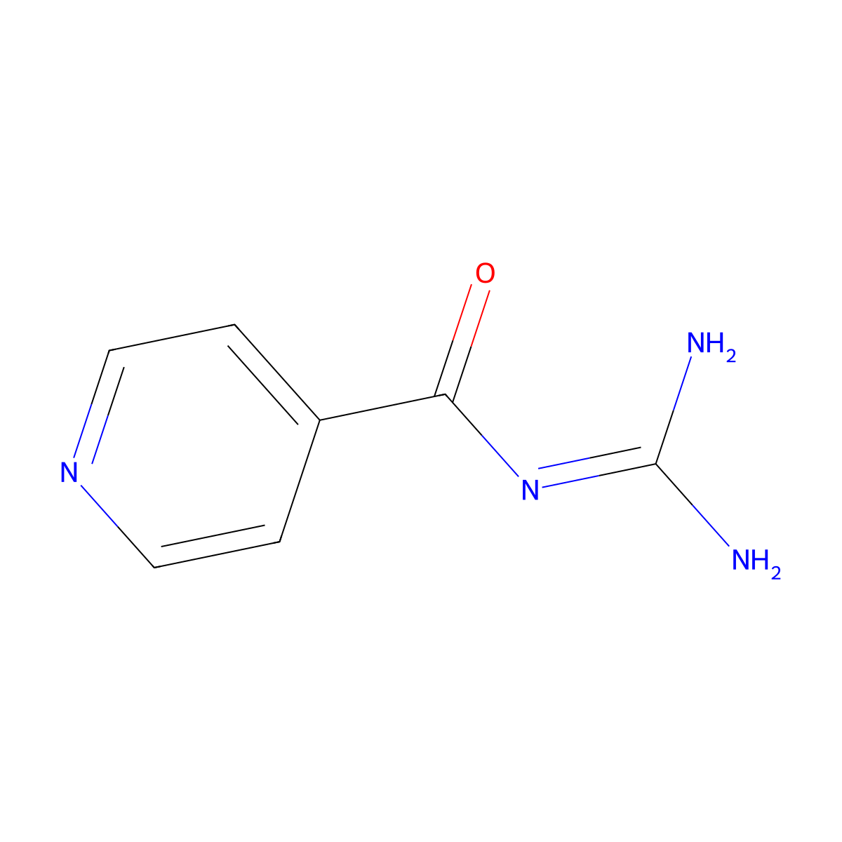 N-Carbamimidoylisonicotinamide molecular structure, CAS 6531-74-4